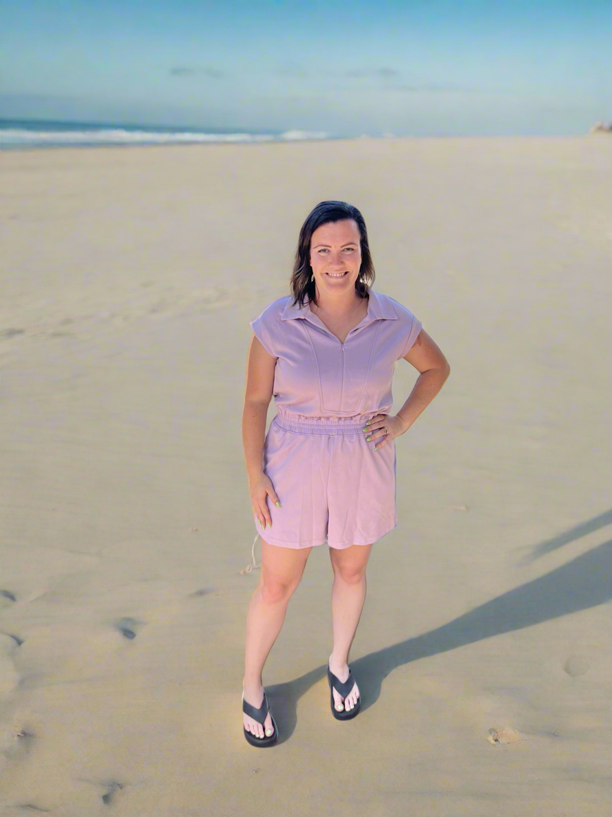 Coastal bloom romper