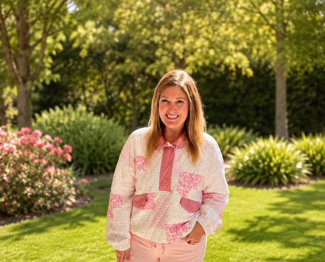 Pretty in Patchwork Quilted Jacket