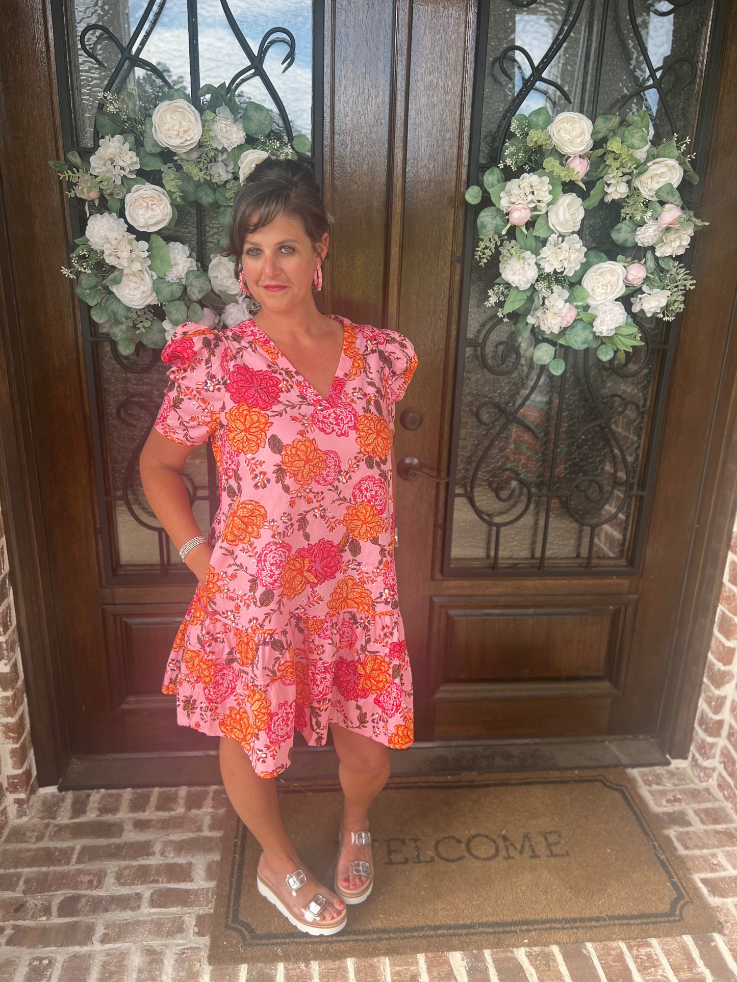Sunset Blossom Dress