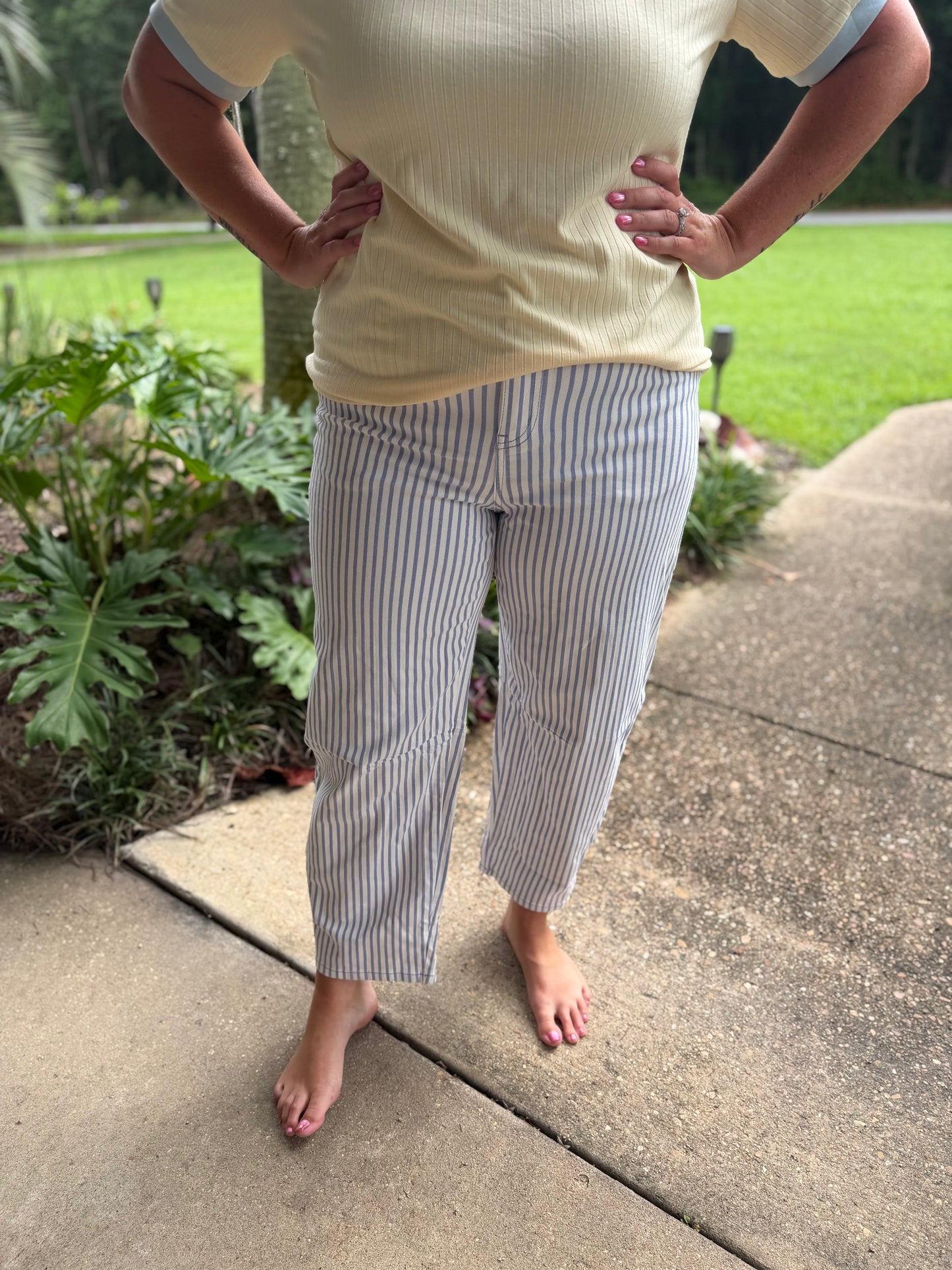Boardwalk Blues Barrel Jeans