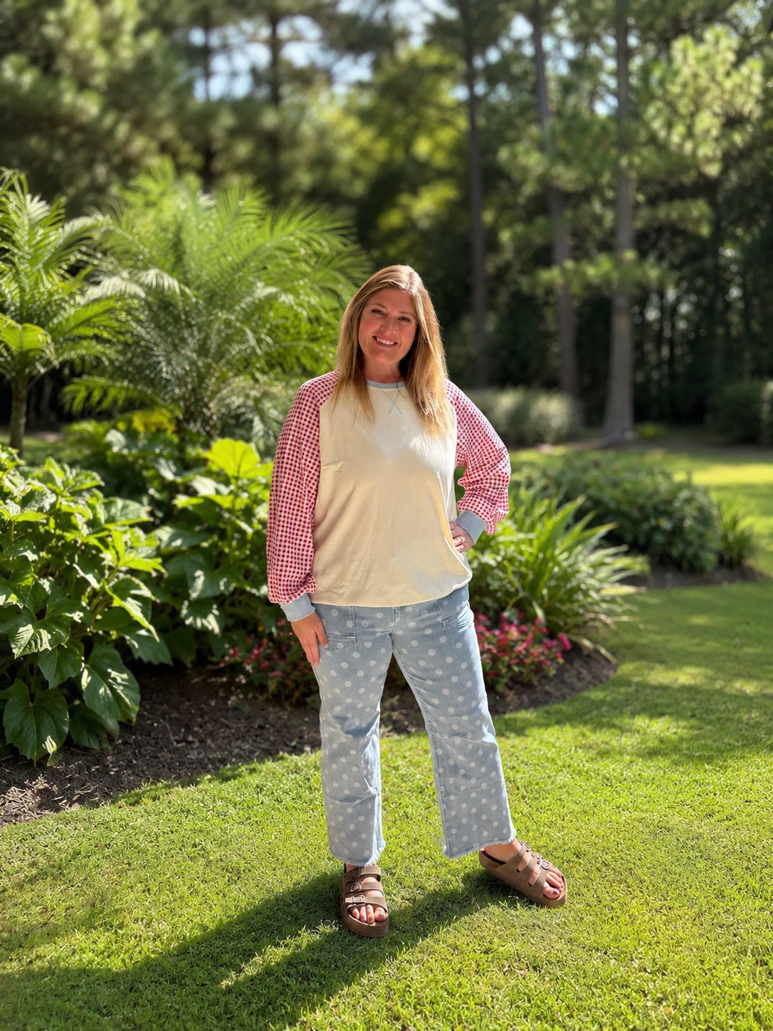 Sweet Southern Plaid Top