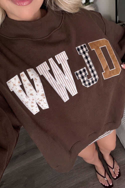 Sunday Best WWJD Sweatshirt