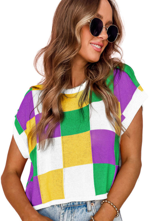 Mardi color block sweater