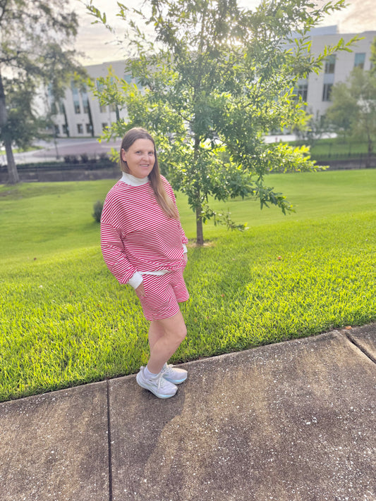 Meet Me on Main Stripe Set