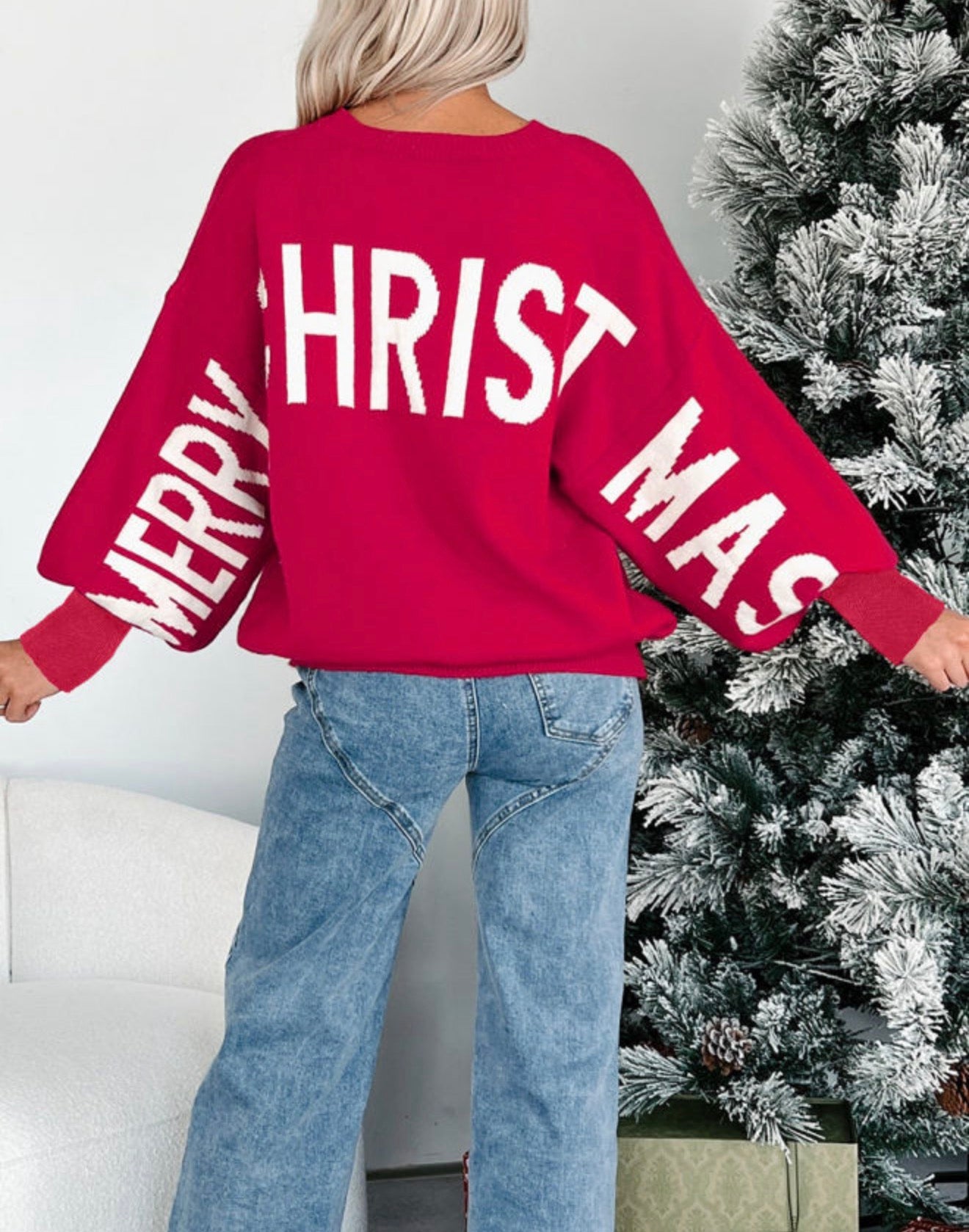 Festive holiday sweater