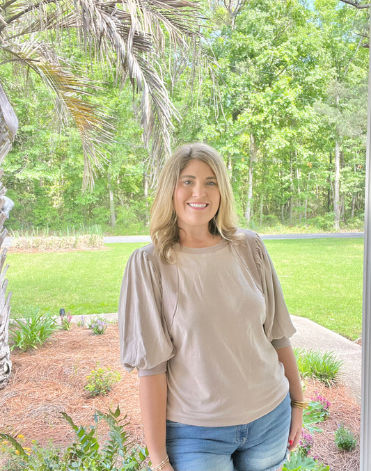 Latte Luxe Tee
