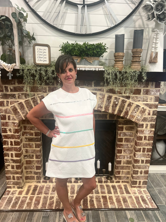 The Color Pop Shift Dress