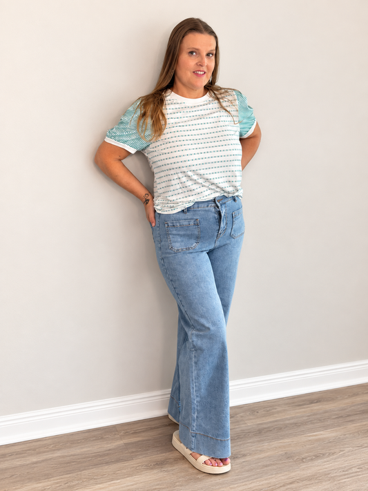 Mint Condition Puff Sleeve Top