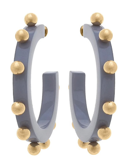 Kelly Studded Hoop Earrings!