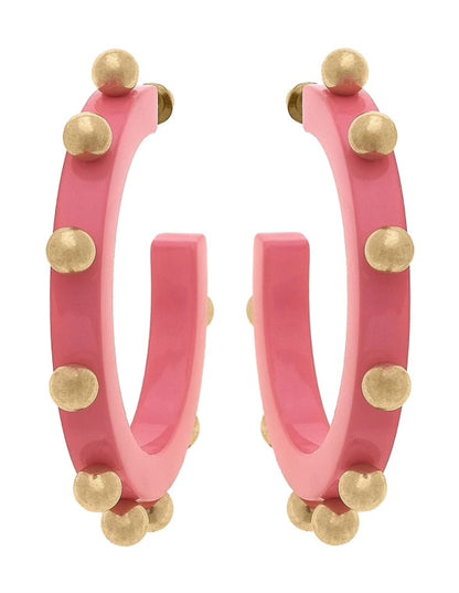 Kelly Studded Hoop Earrings!